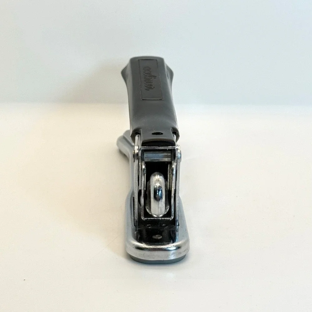 VTG Ace Fastener Aceliner Model 502 Chrome Black Cap‎ Stapler Chicago USA Retro
